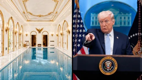 Обложка источника: Трамп может заменить брифинг-зал Белого дома бассейном