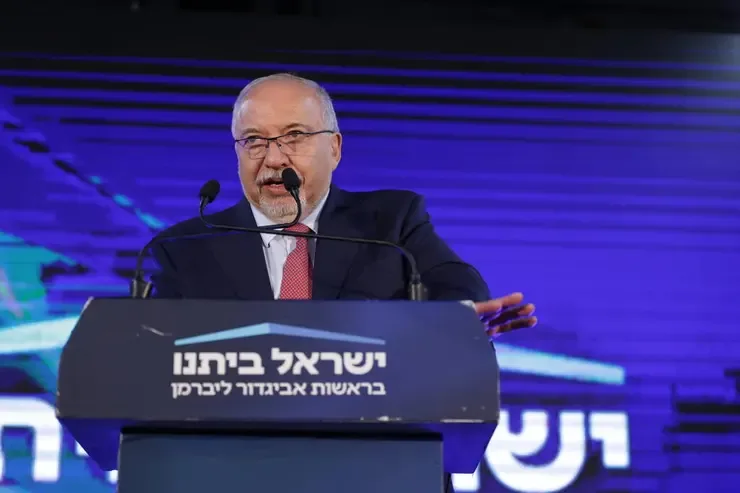 נאום ליברמן לאחר תוצאות המדגם