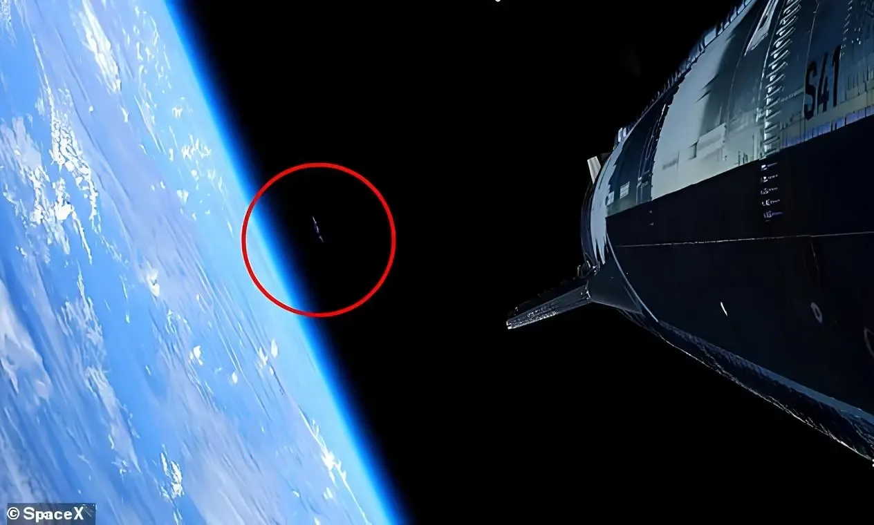 Обложка источника: В прямом эфире SpaceX заметили неопознанный летающий объект