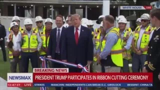 Обложка источника: Newsmax транслировала мероприятие с Трампом без звука