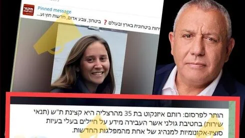 Обложка источника: Новая кампания по дезинформации против дочери Гади Эйзенкота