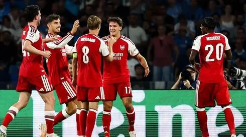 Обложка источника: «Арсенал» победил «Наполи» со счетом 1:0