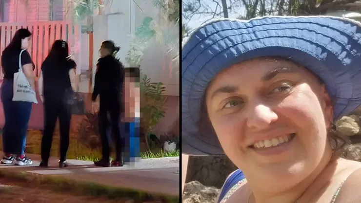 יאנה זיקובה, ובנה בן ה-6 שהועבר לידי הרשויות. "למה אבא רצח את אמא?"