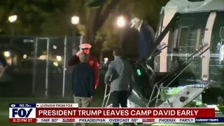 Обложка источника: Трамп досрочно вернулся из Кэмп-Дэвида