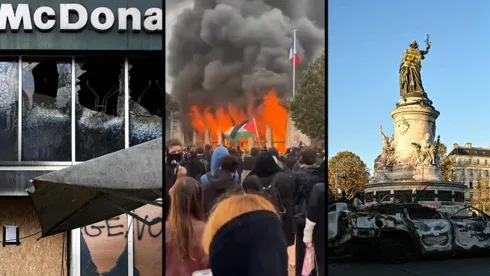 Обложка источника: Массовые беспорядки во Франции