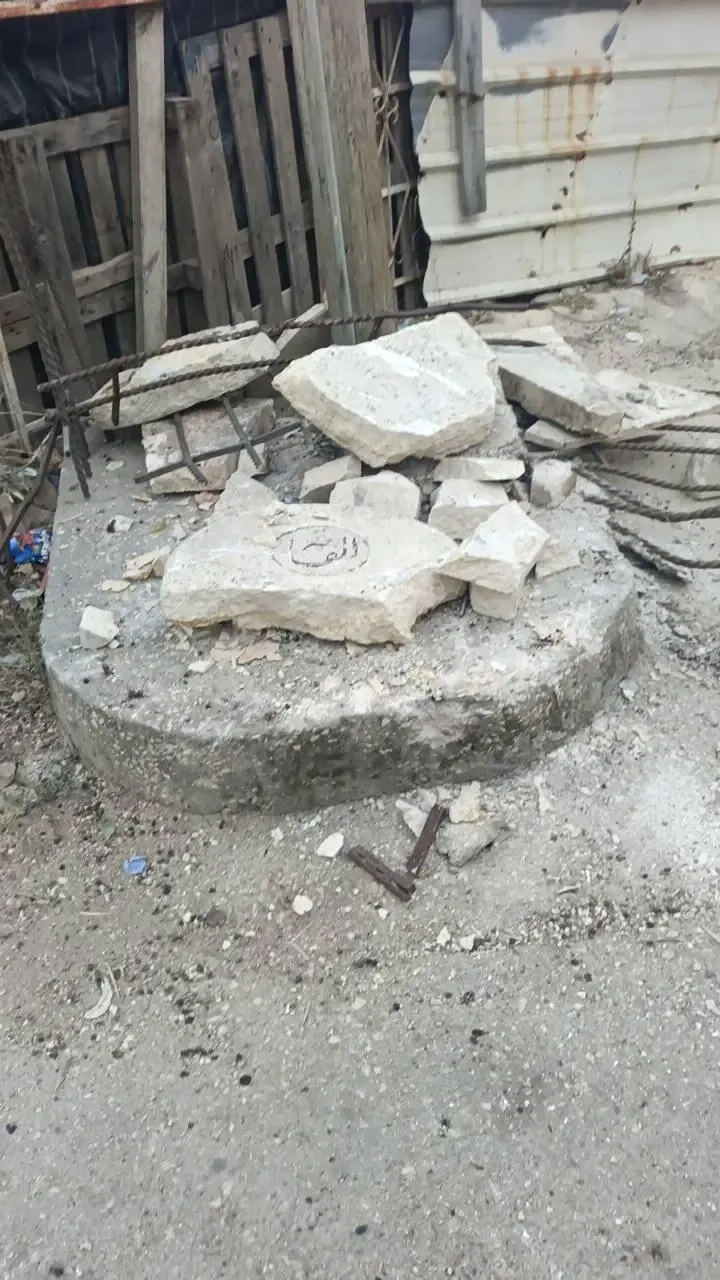 כוחות צה"ל החלו להרוס את אנדרטת "השהידים" בכפר רוג'יב