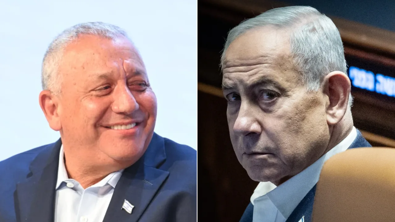 Обложка источника: Опрос Maariv: позиции Гади Изенкота и Биньямина Нетаньяху изменились