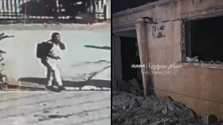 תיעוד אחד המחבלים מהפיגוע בכנסייה בירדן, ונזקי תקיפות הנקמה שלה בסוריה